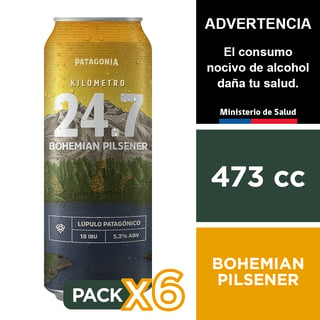 "Cerveza Km 24.7 Bohemian Pilsener 5