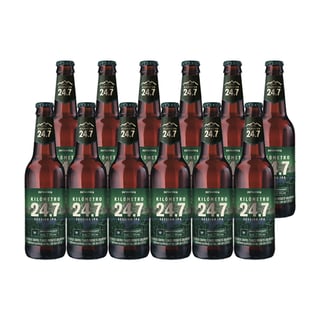 Cerveza Km 24.7 Session Ipa Botella 355cc X12