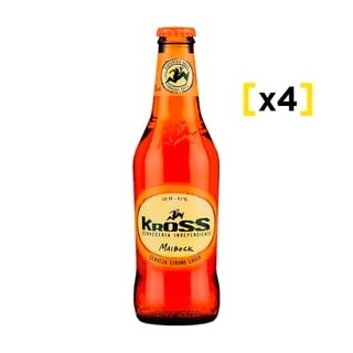 Cerveza Kross Maibock Botella 330cc X4