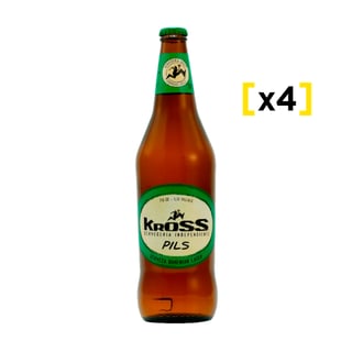 Cerveza Kross Pilsner Botella 330cc X4