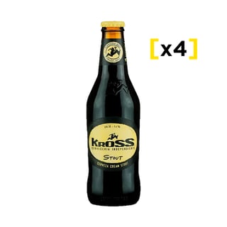 Cerveza Kross Stout 4x Botella 330cc