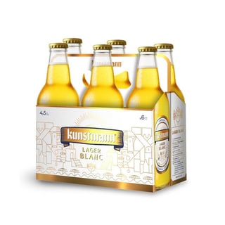 Cerveza Kunstmann lager blanc botella 6 un de 330 cc