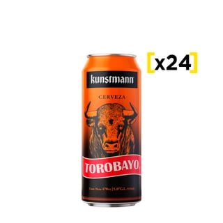 Cerveza Kunstmann Torobayo Lata 470 Cc X24