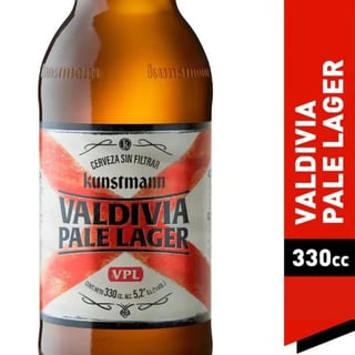 Cerveza Kunstmann Valdivia Pale Lager 5,2˚ - Botella 330cc