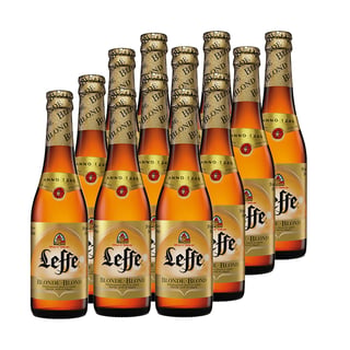 Cerveza Leffe Blonde Botella 330cc X12