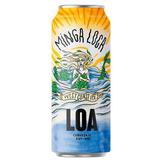 Cerveza Loa Minga Loca West Coast IPA 470cc