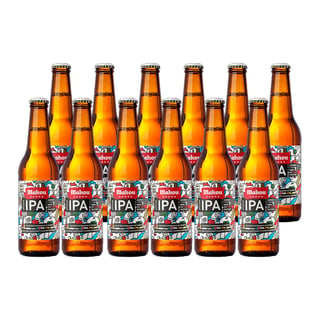 Cerveza Mahou 5 Estrellas Ipa Botella 330cc X12