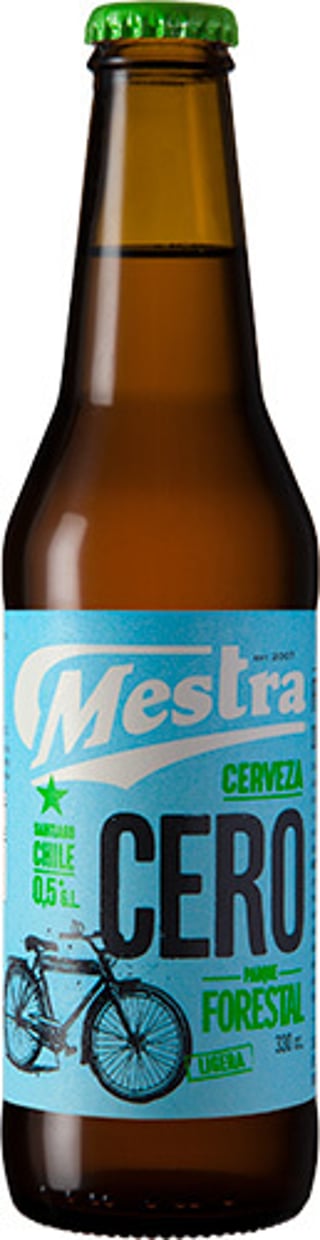 Cerveza Mestra Cero Alcohol 330cc Caja 24 Botellas
