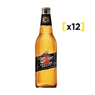 Cerveza Miller Botella 650cc X12