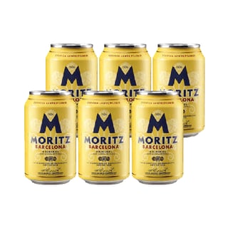 Cerveza Moritz Lager Lata 330cc X6