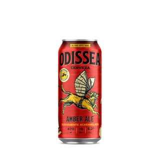 Cerveza Odissea Amber Ale 470cc (24 unidades)