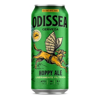 Cerveza Odissea Hoppy Ale Lata 470cc