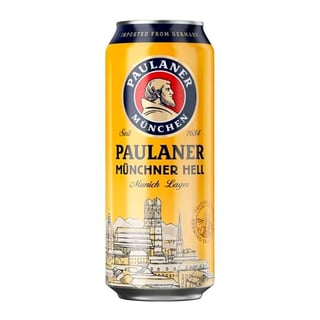 Cerveza Paulaner Münchener Hell Lata 500cc