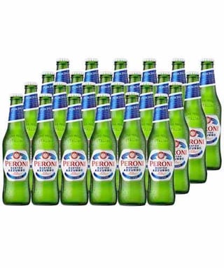 "Cerveza Peroni Lager Botella 330cc 5