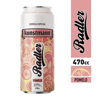Cerveza Radler sabor pomelo Kunstmann lata 470ml