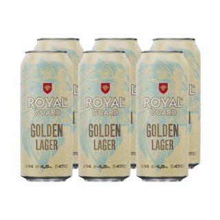 Cerveza Royal Guard Golden Lager 470cc x6