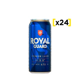 Cerveza Royal Guard Lata 470 Cc X24