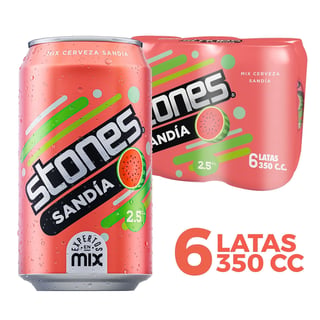 Cerveza sabor sandía Stones 350ml
