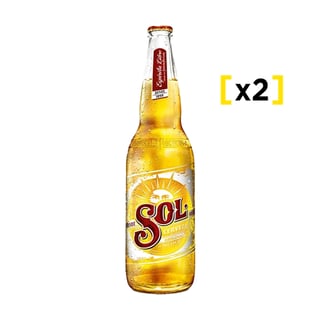 Cerveza Sol Botella 710 Cc X2