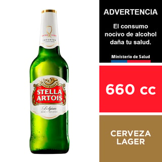 Cerveza Stella Artois 5,0° 660 Cc.