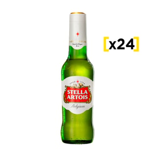 Cerveza Stella Artois Botella 330 Cc X24