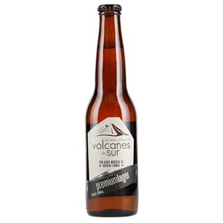 Cerveza Volcanes Lager Botella 350cc