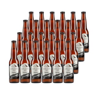 Cerveza Volcanes Lager Botella 350cc X24