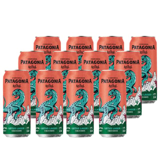 Cervezas Austral Patagonia Lotus Lager Lata 470cc X12