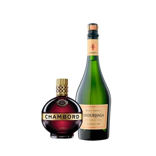 Chambord 750cc + Undurraga Brut Royal 750cc
