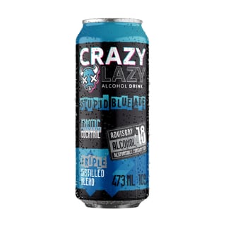 Crazy Lazy Stupid Blue Lata 473cc