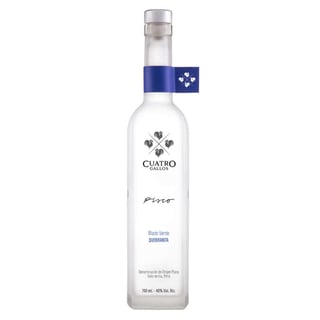 Destilado de Uva Cuatro Gallos Mosto Verde Quebranta Tradicional 40°alc. 750cc