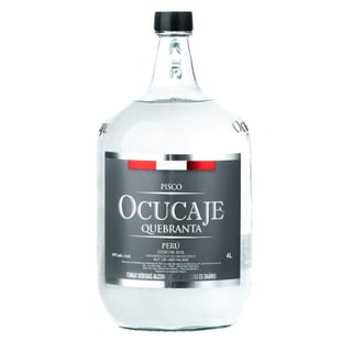Destilado de Uva Peruano Ocucaje Tradicional Quebranta - 4L