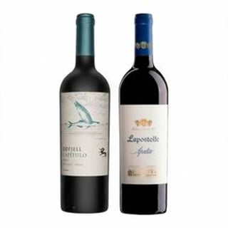 DUO ODFJELL - LAPOSTOLLE: 1x Vino Odfjell Capítulo Flying Fish Gran Reserva Ensamblaje 750cc + 1x Vino Lapostolle Apalta Blend 750cc