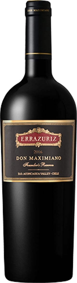 Errazuriz Don Maximiano 2016 En Caja De Madera