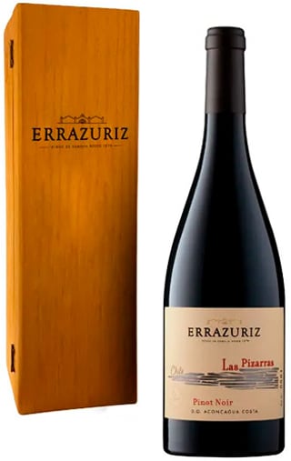 Errazuriz Las Pizarras Pinot Noir Aconcagua Costa 2021 En Caja De Madera