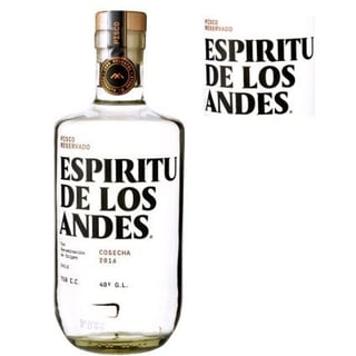 Espiritu De Los Andes Pisco 40°