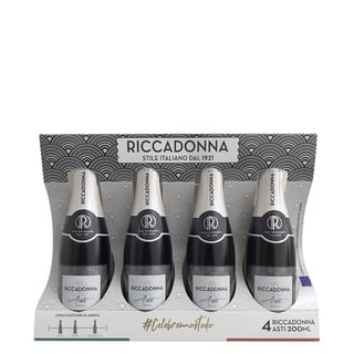 Espumante 4x Riccadonna Asti 200cc
