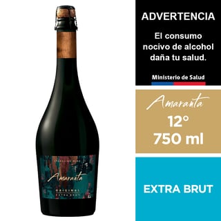 Espumante Amaranta Extra Brut 750 Ml.