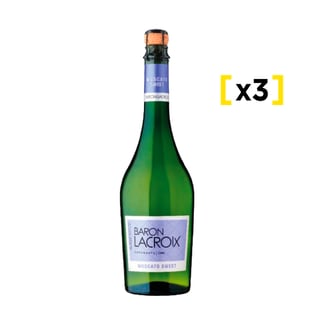 Espumante Baron Lacroix Moscato 750 Cc X3