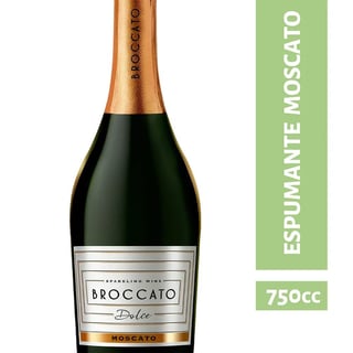 Espumante Broccato moscatel dolce botella 750 cc