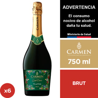 Espumante Carmen Frida Kahlo Brut 6 X 750 Ml.