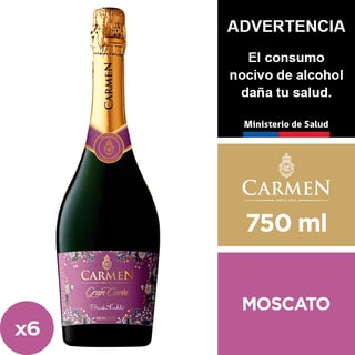 Espumante Carmen Frida Kahlo Moscato 6 X 750 Ml.