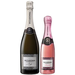 Espumante Riccadonna Asti 750cc + Moscato Rose 200cc