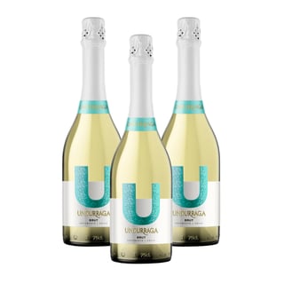 Espumante Undurraga U Brut 750cc x3 ($2,990 c/u)