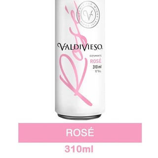 Espumante Valdivieso rosé 12° lata 310 cc