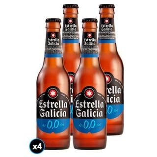 [Exp: 31/07] 4x Cerveza Estrella Galicia Sin Alcohol 330cc