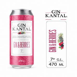 Gin berries Kantal lata 470 cc
