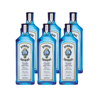 Gin Bombay Sapphire London Dry Gin 40° 750cc x6 ($11.990 c/u)