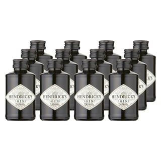 Gin Hendricks 41° Botella Miniatura 50ml x12