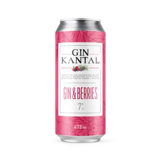 Gin Kantal berries lata 473 cc